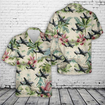 Air Force Hawaiian Shirt, US Air Force Lockheed C-130H Hercules # 88-4401 Hawaiian Shirt, Air Force Aloha Shirt