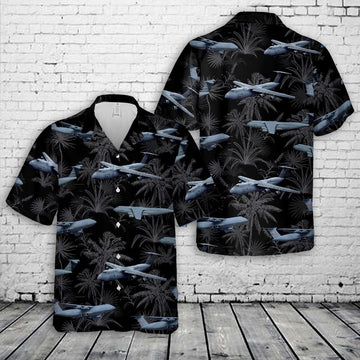 Air Force Hawaiian Shirt, US Air Force Lockheed C-5 Galaxy Hawaiian Shirt, Air Force Aloha Shirt