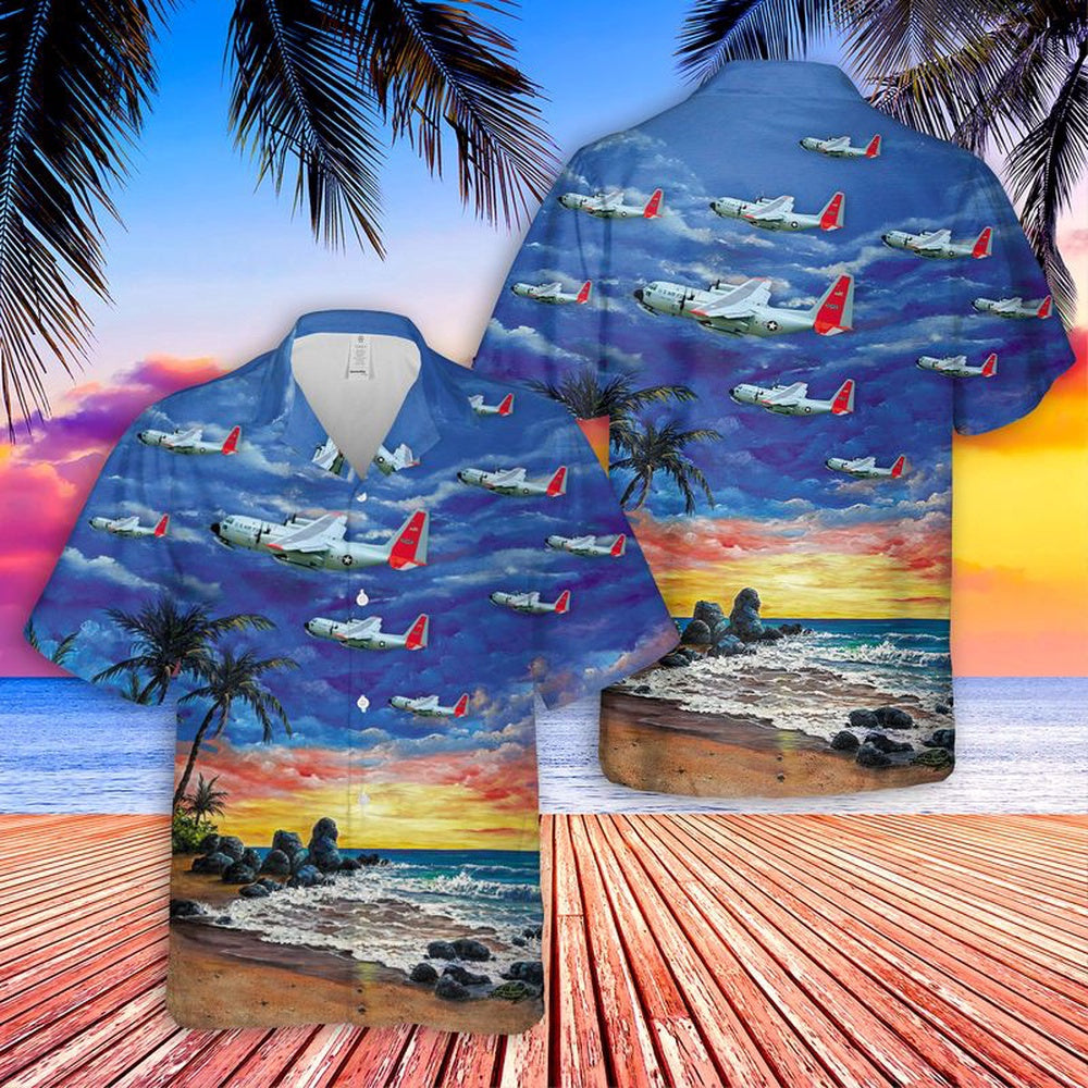 Air Force Hawaiian Shirt, US Air Force Lockheed LC-130 Hawaiian Shirt, Air Force Aloha Shirt