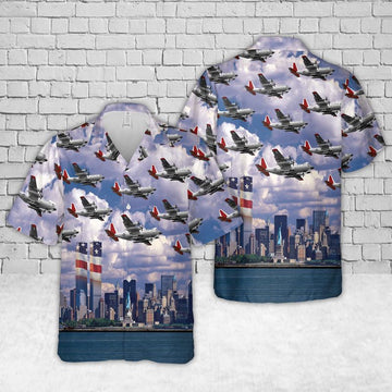 Air Force Hawaiian Shirt, US Air Force Lockheed LC-130 New York Air National Guard Hawaiian Shirt, Air Force Aloha Shirt