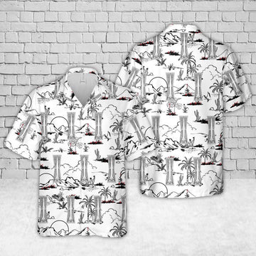 Air Force Hawaiian Shirt, US Air Force Missile Maintenance Badge Hawaiian Shirt, Air Force Aloha Shirt