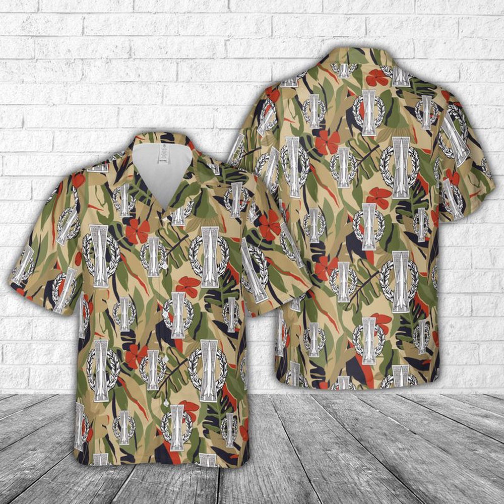 Air Force Hawaiian Shirt, US Air Force Missile Operations badge, basic Hawaiian Shirt, Air Force Aloha Shirt