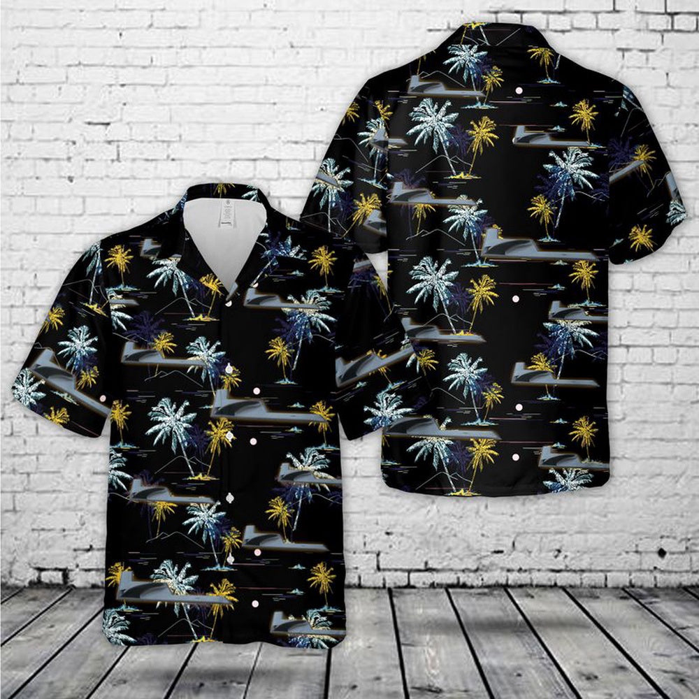 Air Force Hawaiian Shirt, US Air Force Northrop Grumman B-21 Raider Hawaiian Shirt, Air Force Aloha Shirt