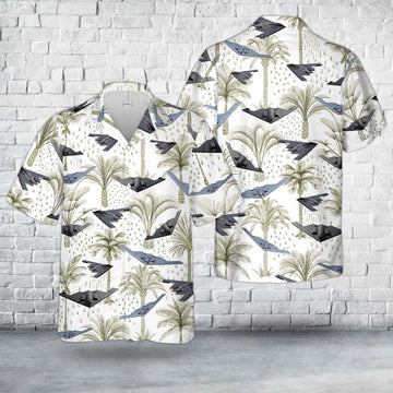 Air Force Hawaiian Shirt, US Air Force Northrop Grumman B-2 Spirit Hawaiian Shirt, Air Force Aloha Shirt