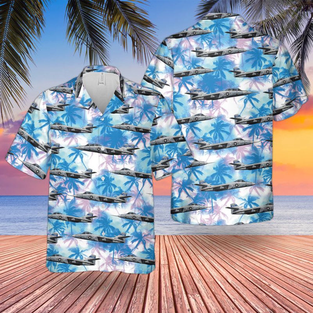 Air Force Hawaiian Shirt, US Air Force Northrop YA-9 Hawaiian Shirt, Air Force Aloha Shirt