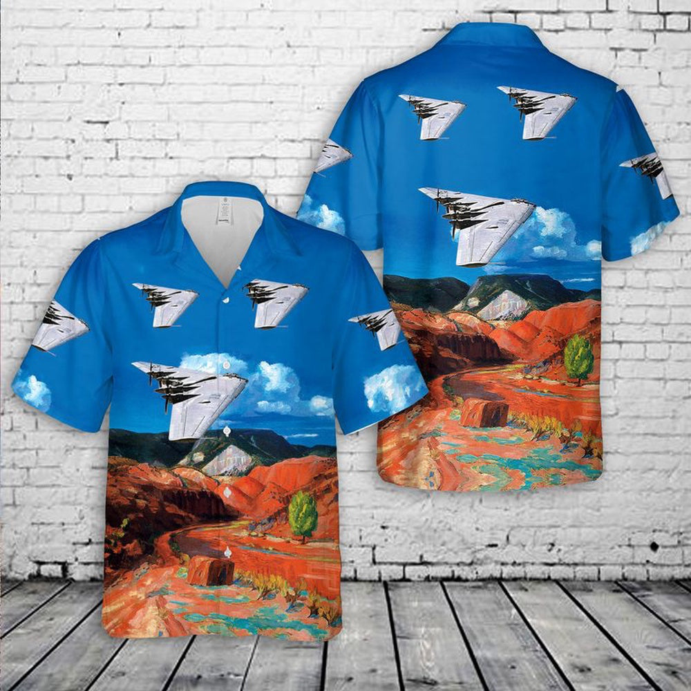 Air Force Hawaiian Shirt, US Air Force Northrop YB-35 prototype Hawaiian Shirt, Air Force Aloha Shirt