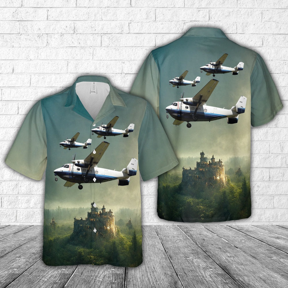 Air Force Hawaiian Shirt, US Air Force PZL-Mielec C-145A Skytruck Hawaiian Shirt, Air Force Aloha Shirt