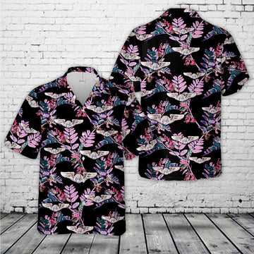 Air Force Hawaiian Shirt, US Air Force RPA Sensor Operator Badge Hawaiian Shirt, Air Force Aloha Shirt