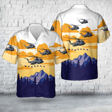 Air Force Hawaiian Shirt, US Air Force Sikorsky MH-53M Pave Low IV (S-65A) Hawaiian Shirt, Air Force Aloha Shirt