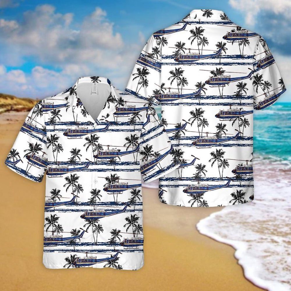 Air Force Hawaiian Shirt, US Air Force UH-1N 1st Helicopter Hawaiian Shirt, Air Force Aloha Shirt