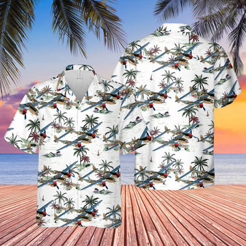 Air Force Hawaiian Shirt, Us Air Force Lockheed P-38 Lightning Hawaiian Shirt, Air Force Aloha Shirt