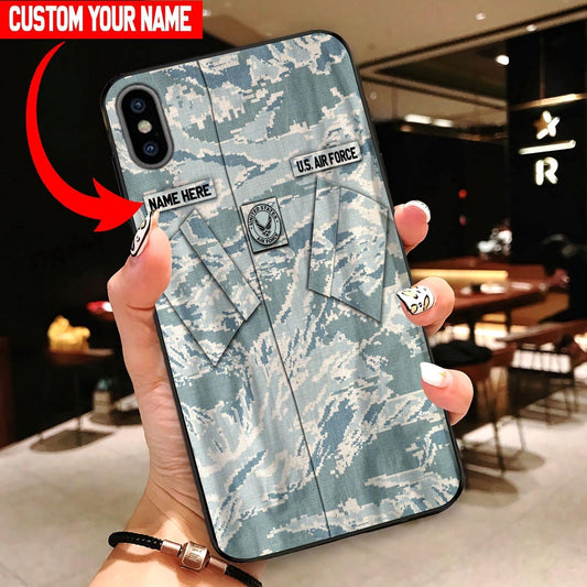Air Force Phone Case, Custom Normal Phone Case United States Air Force TC9 All Over Printed, Military Phone Cases