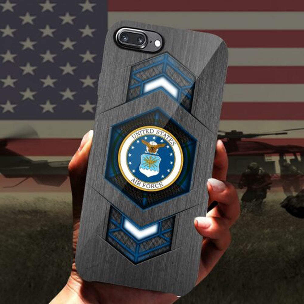 Air Force Phone Case, US Air Force Phone Case For Military, Gifts For Veteran Phone Case, Military Phone Cases