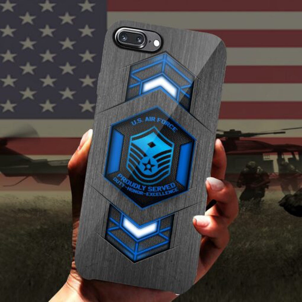 Air Force Phone Case, Us Air Force Custom Phone Case For Military,Gifts For Veteran Phone Case, Military Phone Cases