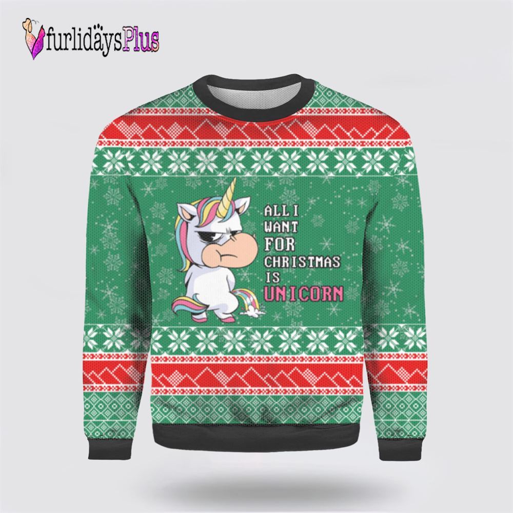 All I Want For Christmas Is Bulldog Ugly Christmas Sweater, Dog Lover Christmas Sweater