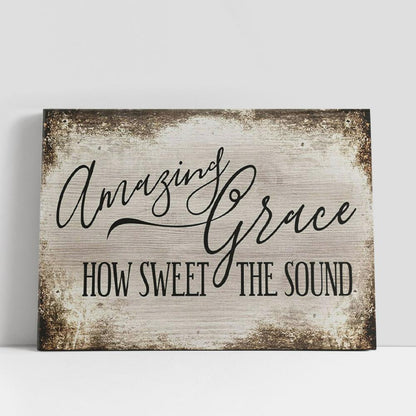 Amazing Grace Wall Art, Christian Gifts Canvas Wall Art, Christian Gifts Wall Decor