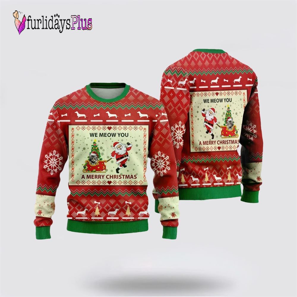 American Bobtail Ugly Christmas Sweaters For Men Women, Christmas Gift For Pet, Cat Sweater, Christmas Gift, Christmas Winter Fashion