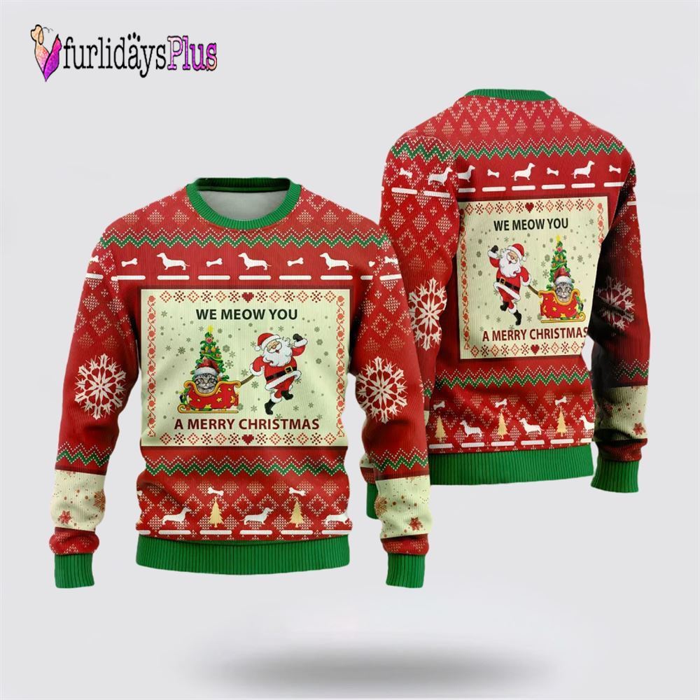 American Wirehair Ugly Christmas Sweaters For Men Women, Christmas Gift For Pet, Cat Sweater, Christmas Gift, Christmas Winter Fashion