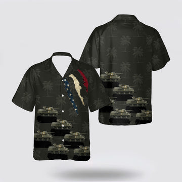 Army Hawaiian Shirt, M-10 Tank Destroyer 601st Bttn Italy US ARMY Hawaiian Shirt, Military Hawaiian Shirt