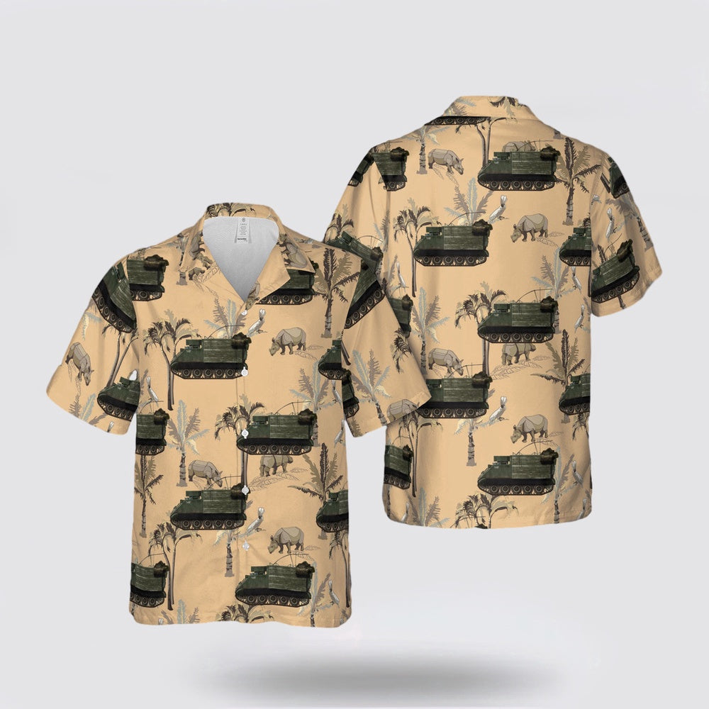 Army Hawaiian Shirt, M557 Command Post, US Army in Vietnam, 1969 Hawaiian Shirt, Military Hawaiian Shirt