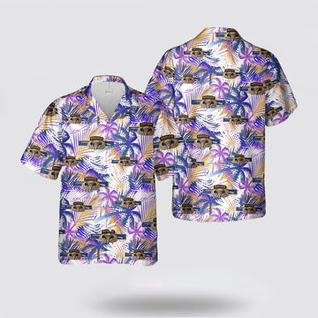 Army Hawaiian Shirt, RANGER Basic Jump Wings US Army Combat Infantry Badge Hawaiian Shirt, Military Hawaiian Shirt