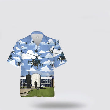 Army Hawaiian Shirt, US Army 101st Airborne Division AH-64 Apaches Hawaiian Shirt