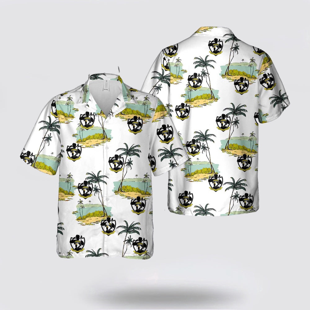Army Hawaiian Shirt, US Army 101st Airborne Division (Air Assault) Band Hawaiian Shirt