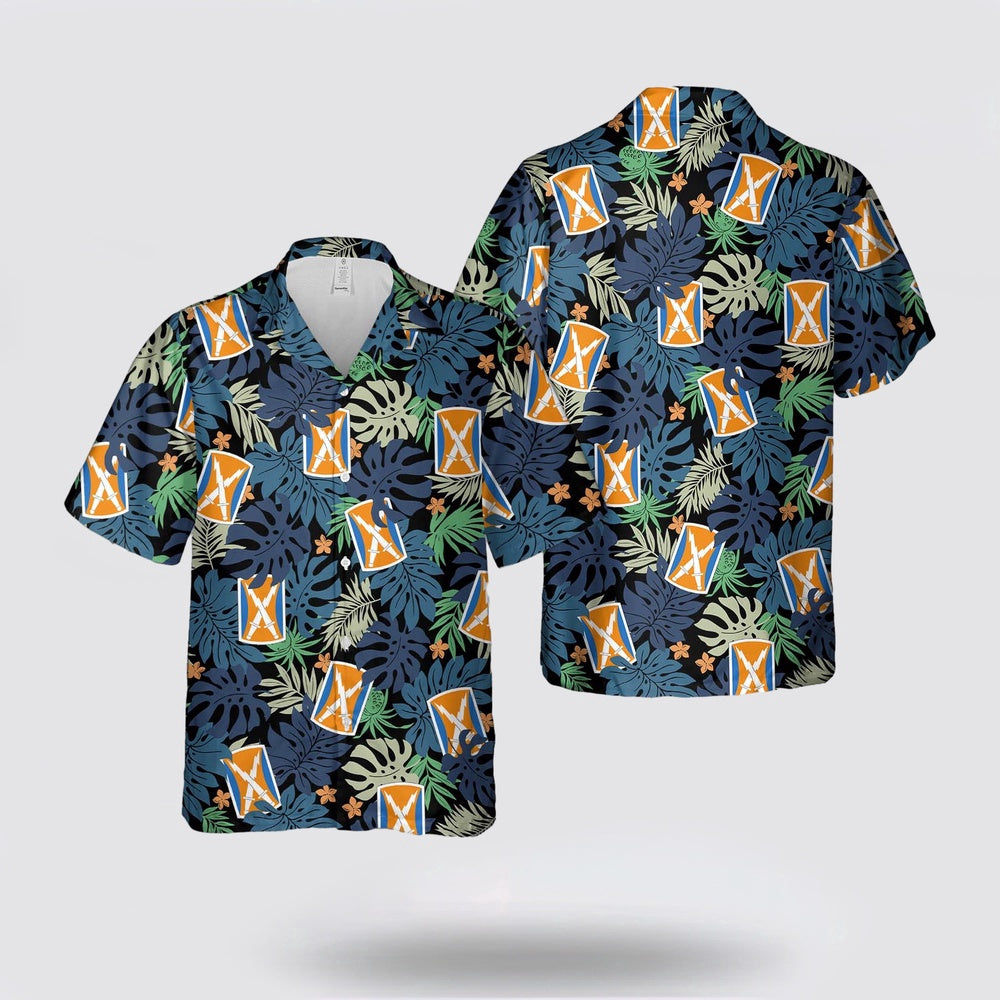 Army Hawaiian Shirt, US Army 106th Signal Brigade Hawaiian Shirt, Military Hawaiian Shirt