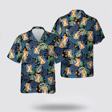 Army Hawaiian Shirt, US Army 106th Signal Brigade Hawaiian Shirt, Military Hawaiian Shirt