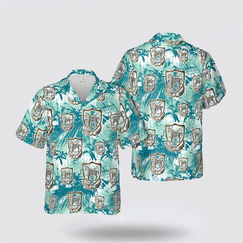Army Hawaiian Shirt, US Army 10th Special Forces Group Hawaiian Shirt, Military Hawaiian Shirt