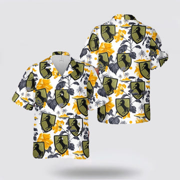 Army Hawaiian Shirt, US Army 11th Armored Cavalry Regiment Hawaiian Shirt, Military Hawaiian Shirt