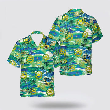 Army Hawaiian Shirt, US Army 13th Cavalry Regiment Hawaiian Shirt, Military Hawaiian Shirt