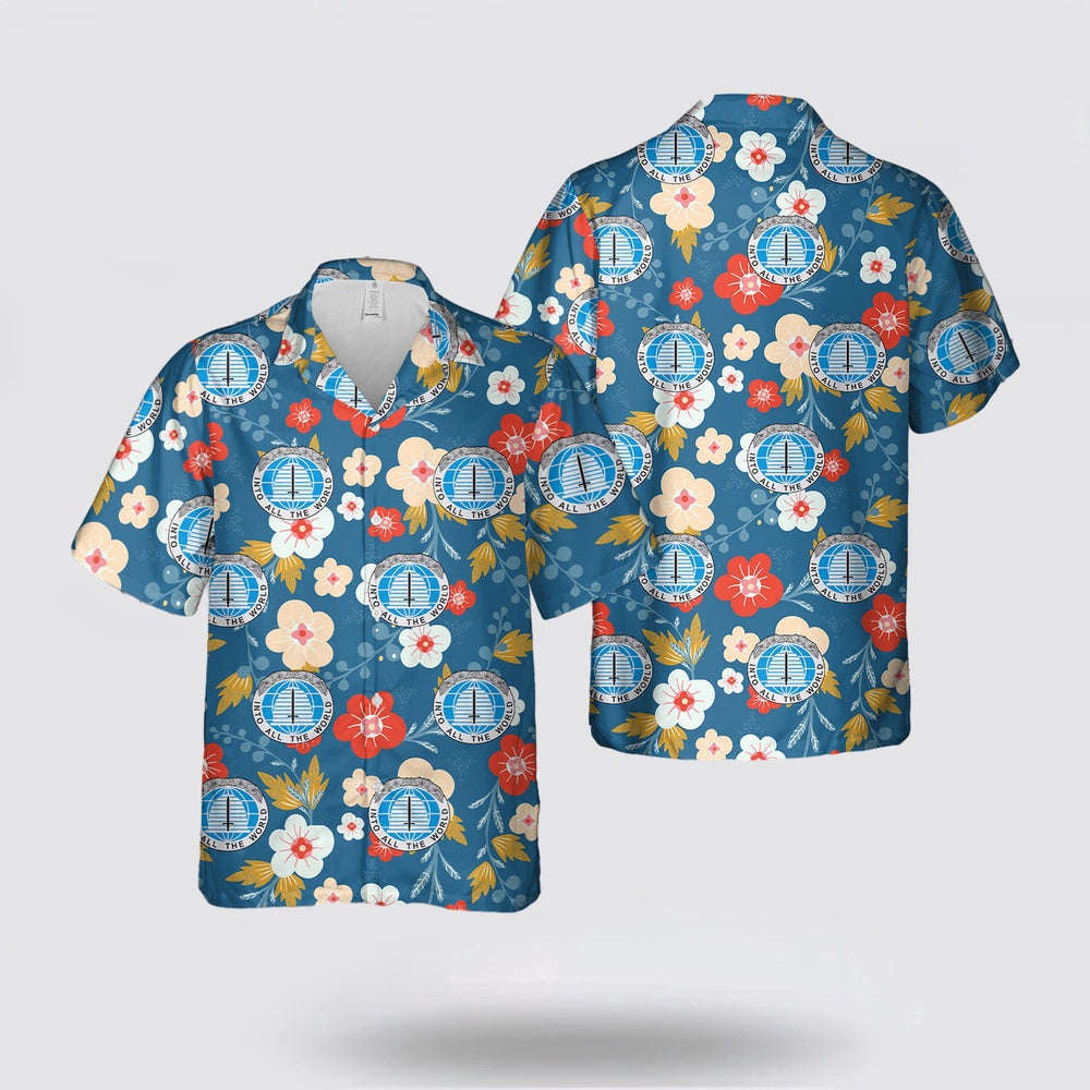Army Hawaiian Shirt, US Army 142nd Military Intelligence Battalion Hawaiian Shirt, Military Hawaiian Shirt
