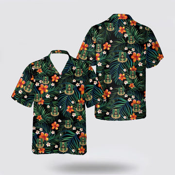 Army Hawaiian Shirt, US Army 156th Armor Regiment Hawaiian Shirt, Military Hawaiian Shirt