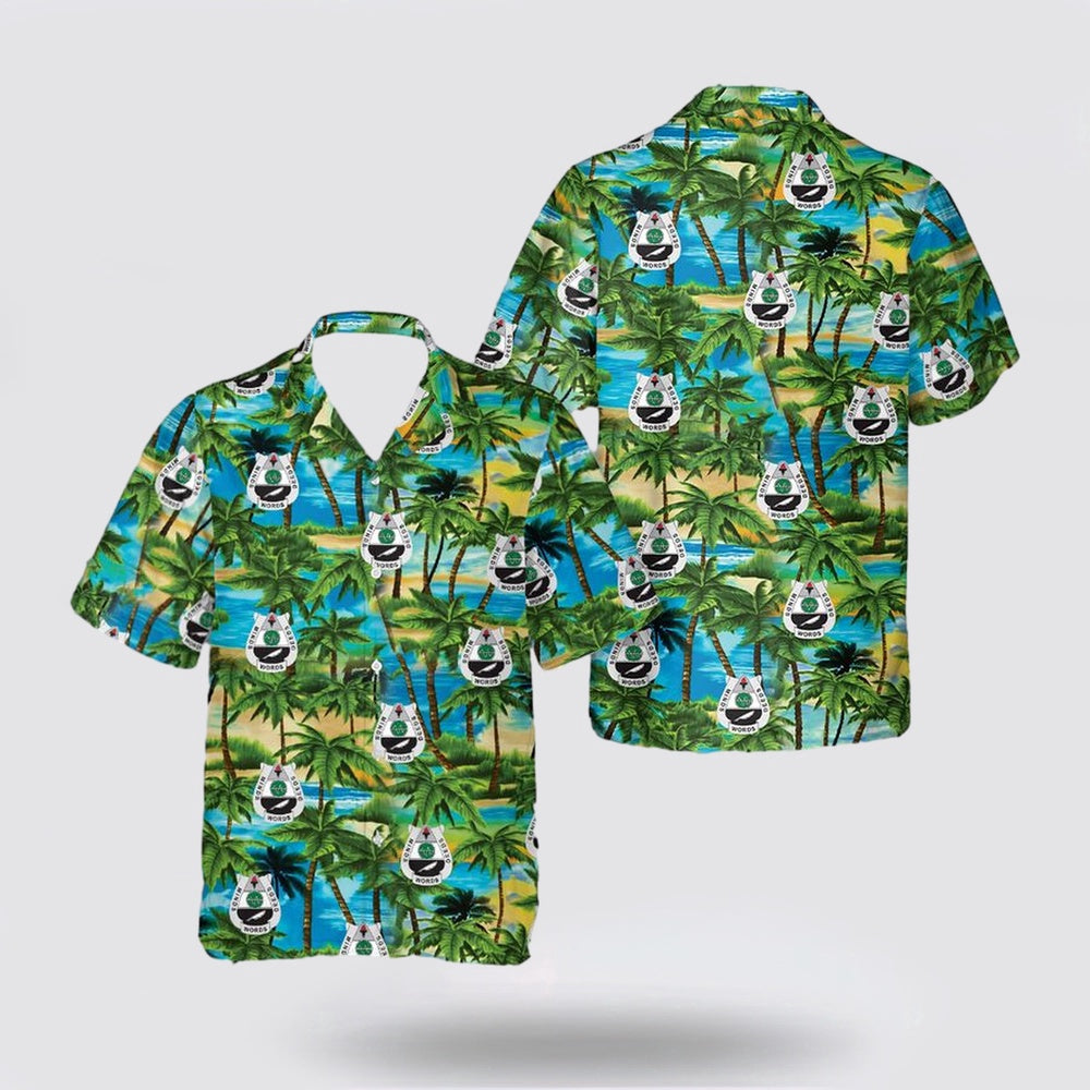 Army Hawaiian Shirt, US Army 15th Psychological Operations Battalion (15th POB) Hawaiian Shirt, Military Hawaiian Shirt