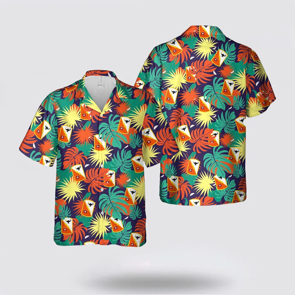 Army Hawaiian Shirt, US Army 15th Signal Brigade (TEAM 15) Hawaiian Shirt, Military Hawaiian Shirt