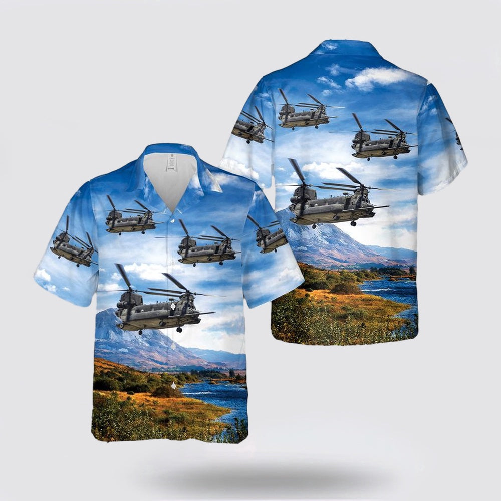 Army Hawaiian Shirt, US Army 160th SOAR MH-47G Chinook Hawaiian Shirt