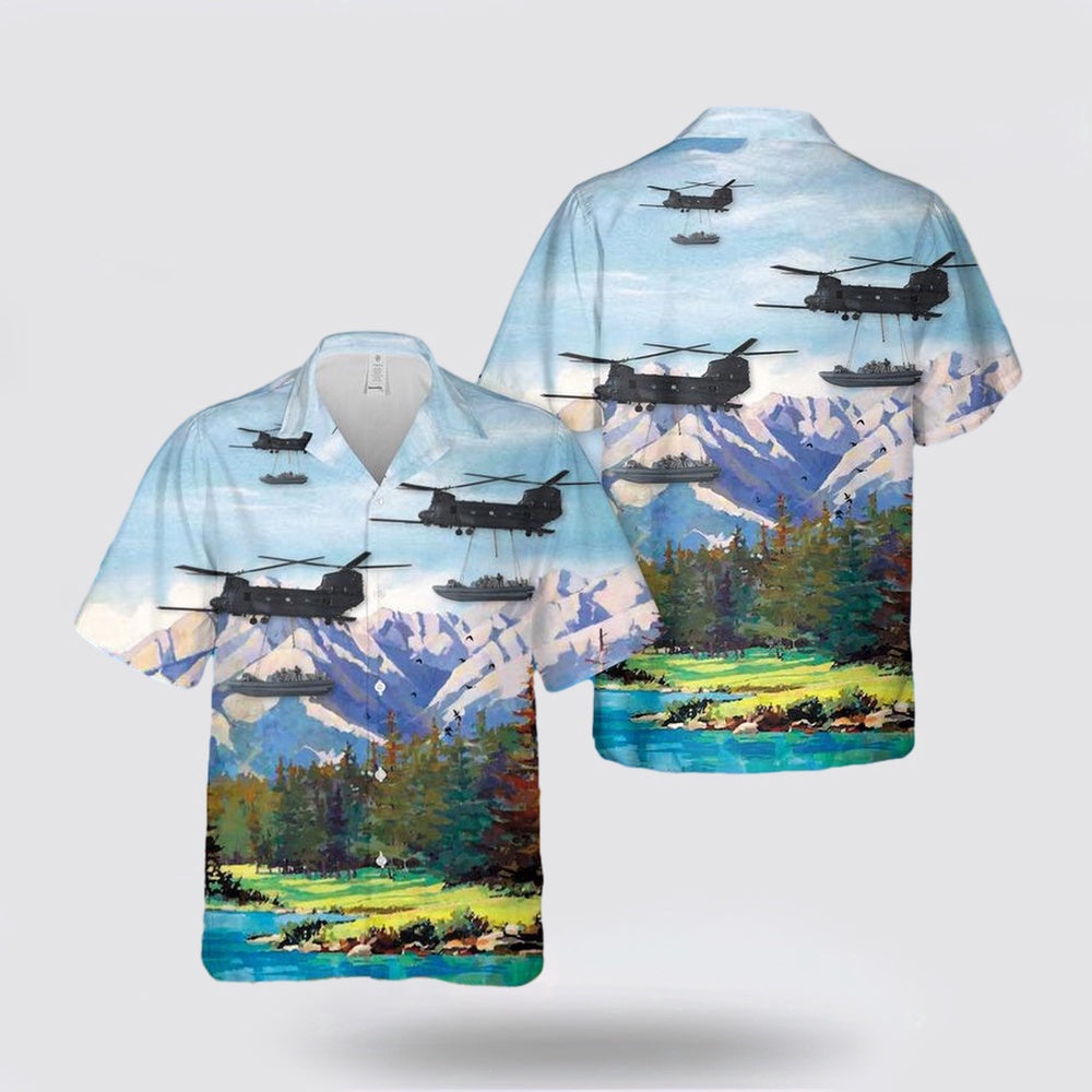 Army Hawaiian Shirt, US Army 160th Special Operations Aviation Regiment MH-47G Hawaiian Shirt