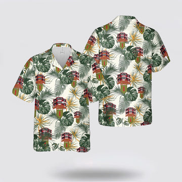 Army Hawaiian Shirt, US Army 175 RGR & F52 LRP & 1st ID LRRP & 1st ID LRS Hawaiian Shirt, Military Hawaiian Shirt