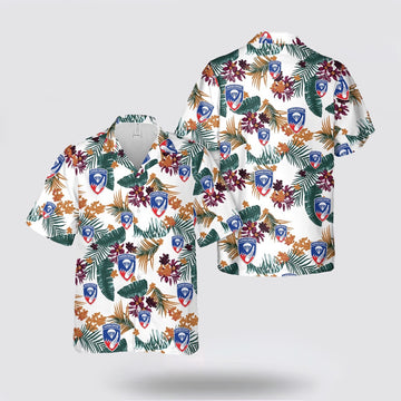 Army Hawaiian Shirt, US Army 187th Airborne Regimental Combat Team Hawaiian Shirt, Military Hawaiian Shirt