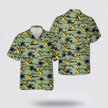 Army Hawaiian Shirt, US Army 1st Brigade Combat Team, 1st Cavalry Division IRONHORSE Hawaiian Shirt, Military Hawaiian Shirt
