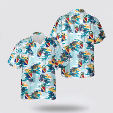 Army Hawaiian Shirt, US Army 1st Infantry Regiment Hawaiian Shirt, Military Hawaiian Shirt