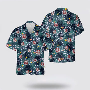Army Hawaiian Shirt, US Army 1st Medical Brigade Hawaiian Shirt, Military Hawaiian Shirt