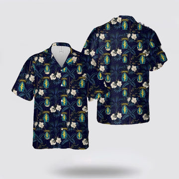 Army Hawaiian Shirt, US Army 1st Special Forces Group (United States) Hawaiian Shirt, Military Hawaiian Shirt