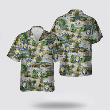 Army Hawaiian Shirt, US Army 2-34 Armor Regiment Hawaiian Shirt, Military Hawaiian Shirt