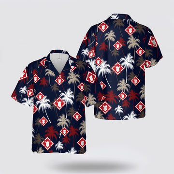 Army Hawaiian Shirt, US Army 20th Engineer Brigade Hawaiian Shirt, Military Hawaiian Shirt