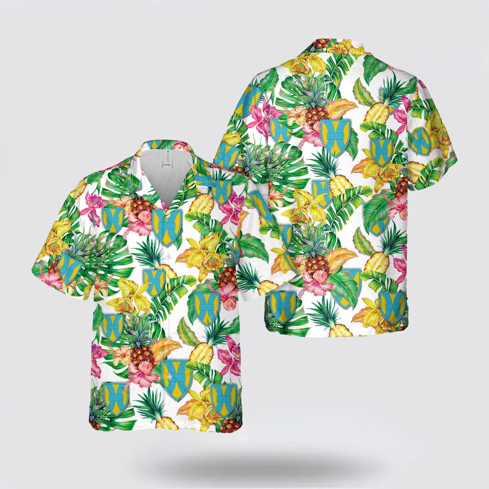 Army Hawaiian Shirt, US Army 21st Theater Sustainment Command Hawaiian Shirt, Military Hawaiian Shirt