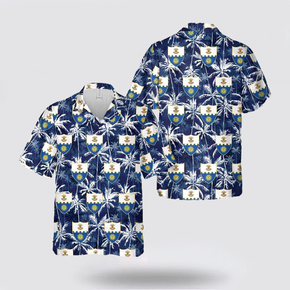 Army Hawaiian Shirt, US Army 22nd Infantry Regiment Hawaiian Shirt, Military Hawaiian Shirt