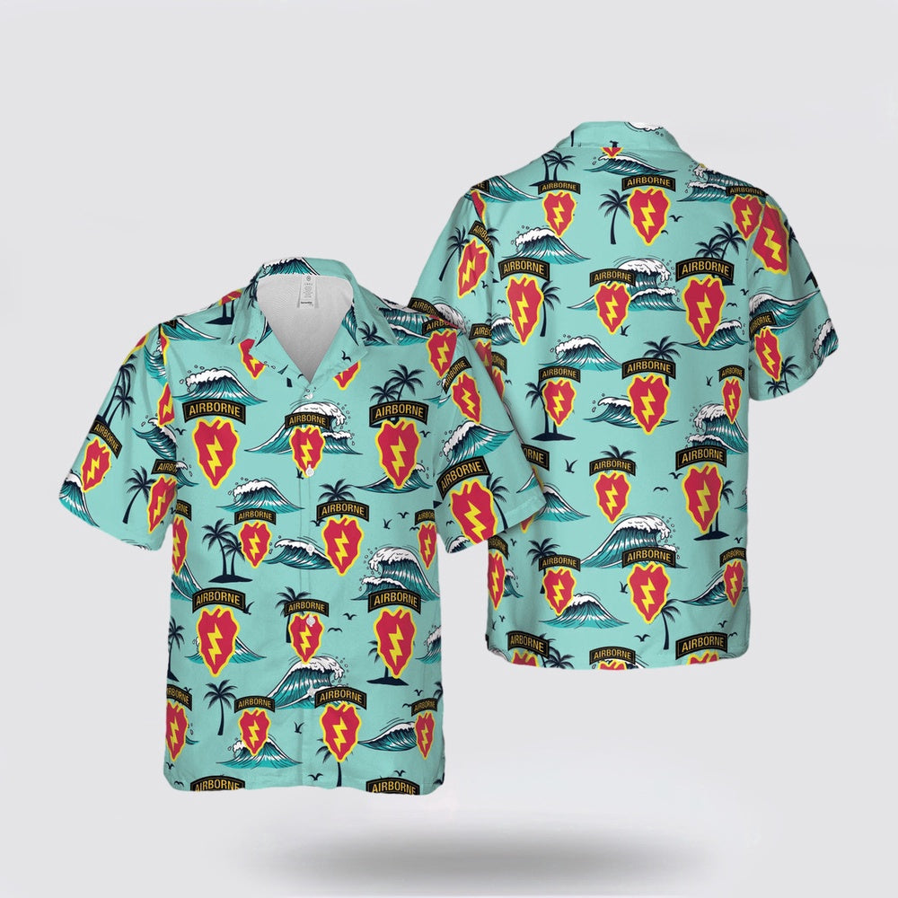 Army Hawaiian Shirt, US Army 24th Infantry Division Hawaiian Shirt, Military Hawaiian Shirt