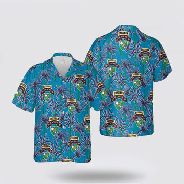 Army Hawaiian Shirt, US Army 275th Ranger Battalion Hawaiian Shirt, Military Hawaiian Shirt